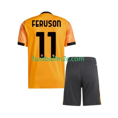 Fußballtrikots AS Rom Evan Ferguson 11 Kinder Auswärts Trikotsatz 2025-2026 Fußballtrikots AS Rom Evan Ferguson 11 Kinder Auswärts Trikotsatz 2025-2026
